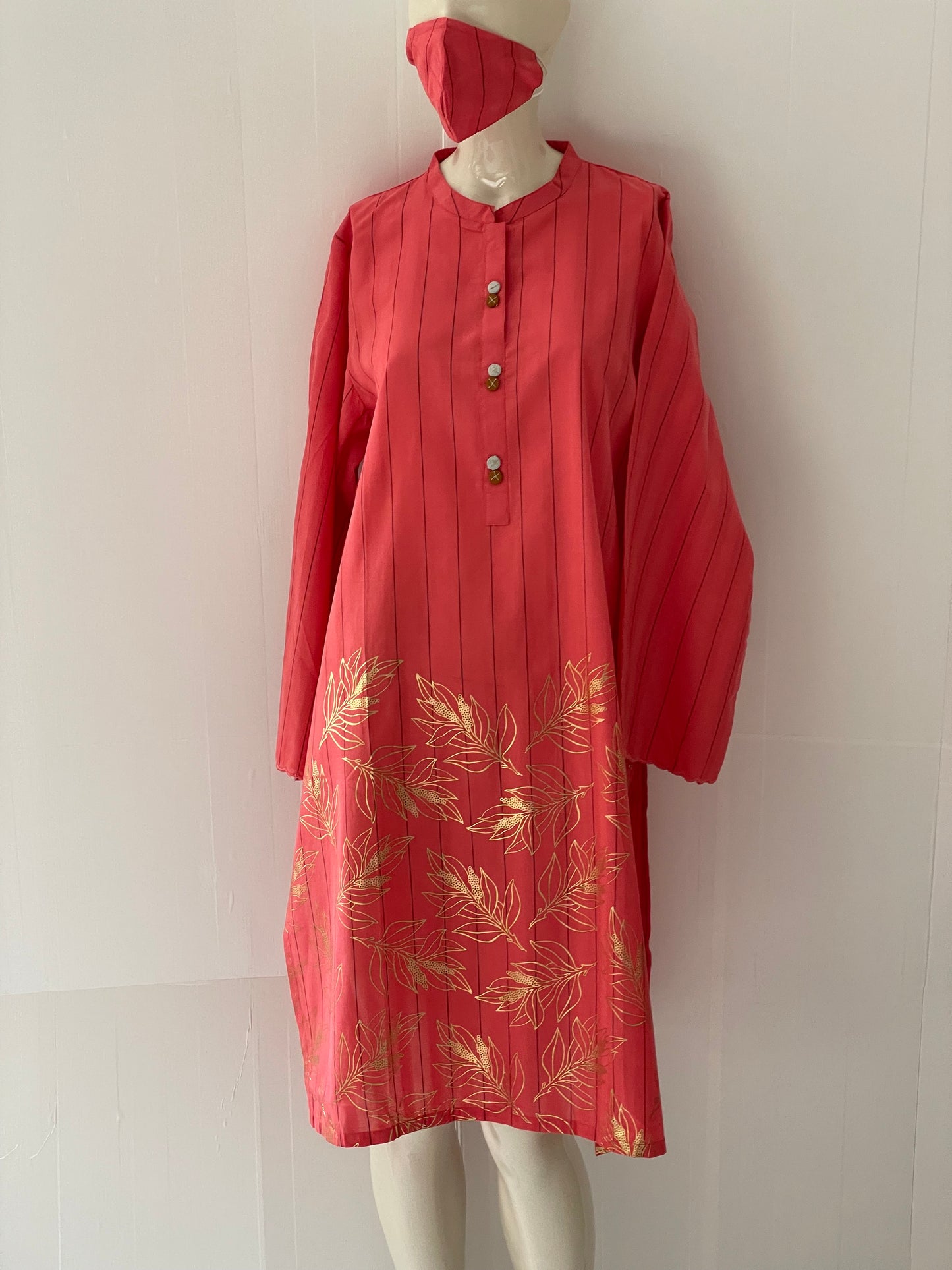 Pakistani Indian Foil printed Kurta Missouri Dress Kameez