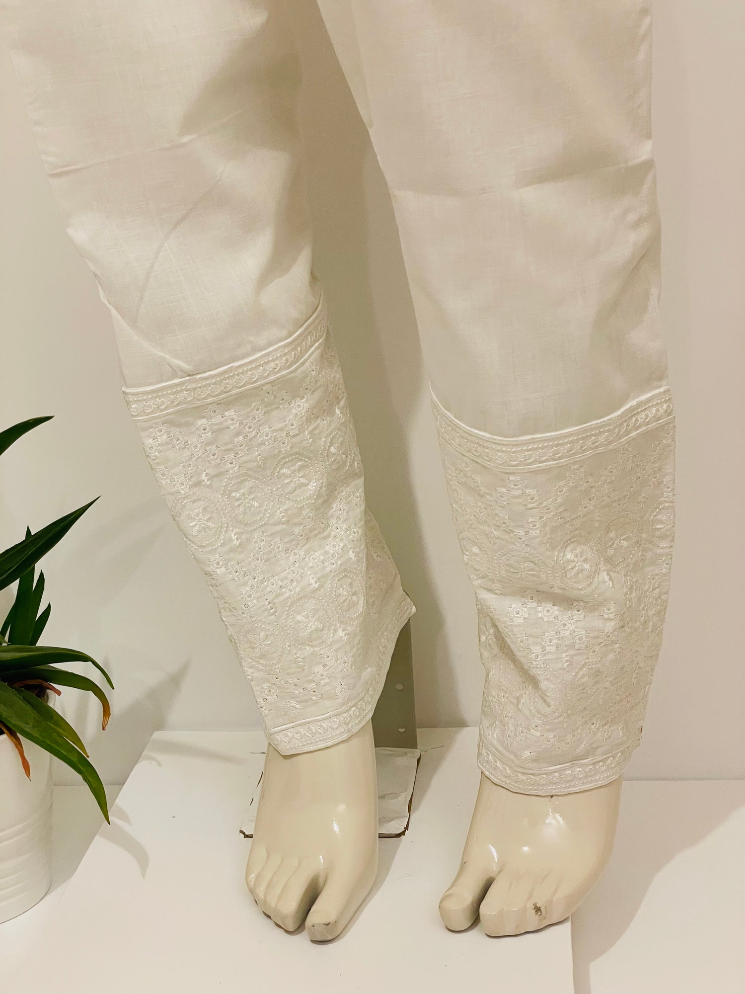 Buy White Plain Cotton palazzo pants for women by ZARDI in Pakistan |  online shopping in Pakistan